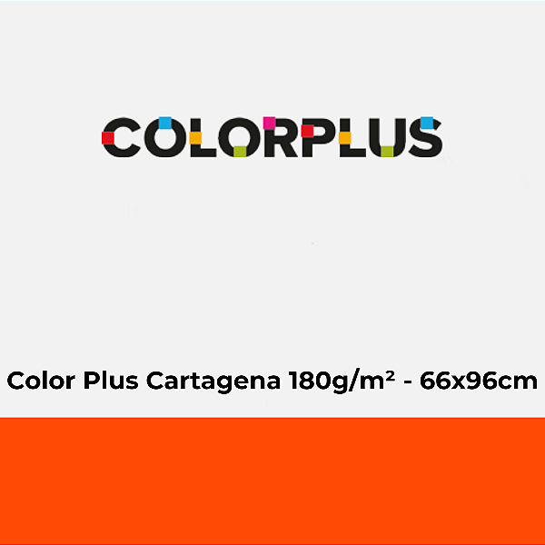 Papel Color Plus Cartagena 180g/m² 66x96cm - Pacote com 25 folhas
