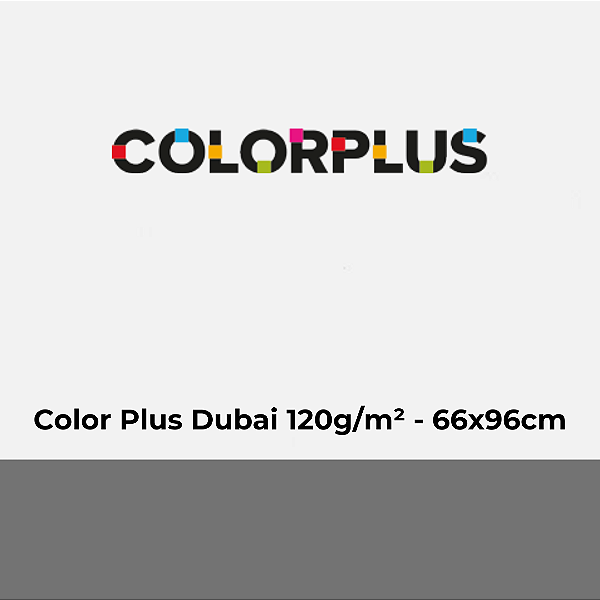 Papel Color Plus Dubai 120g/m² 66x96cm - Pacote com 50 folhas