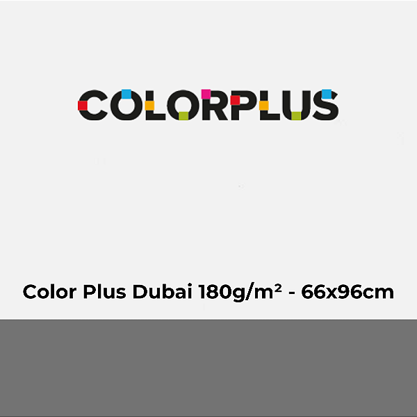 Papel Color Plus Dubai 180g/m² 66x96cm - Pacote com 25 folhas