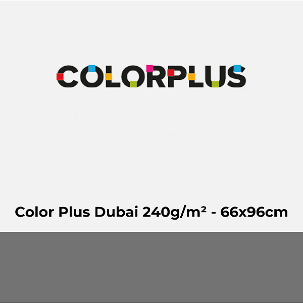 Papel Color Plus Dubai 240g/m² 66x96cm - Pacote com 25 folhas