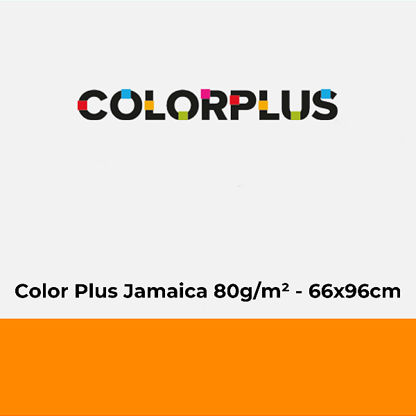 Papel Color Plus Jamaica 80g/m² 66x96cm - Pacote com 50 folhas