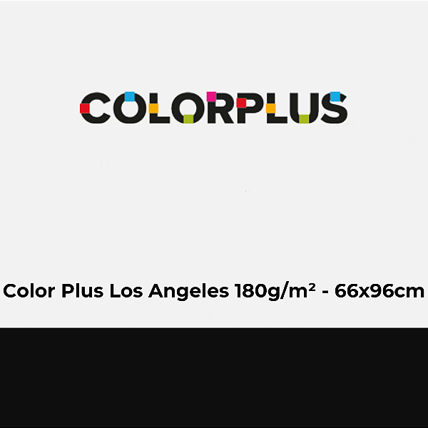 Papel Color Plus Los Angeles 180g/m² 66x96cm - Pacote com 25 folhas