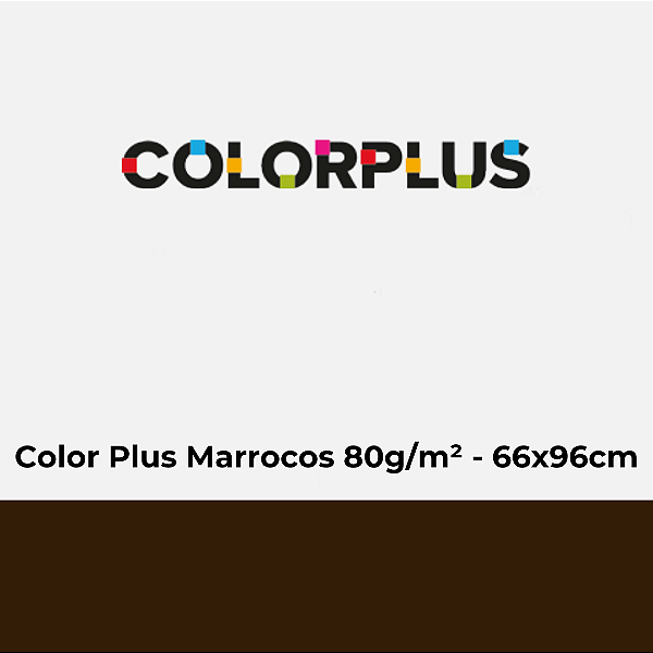 Papel Color Plus Marrocos 80g/m² 66x96cm - Pacote com 50 folhas