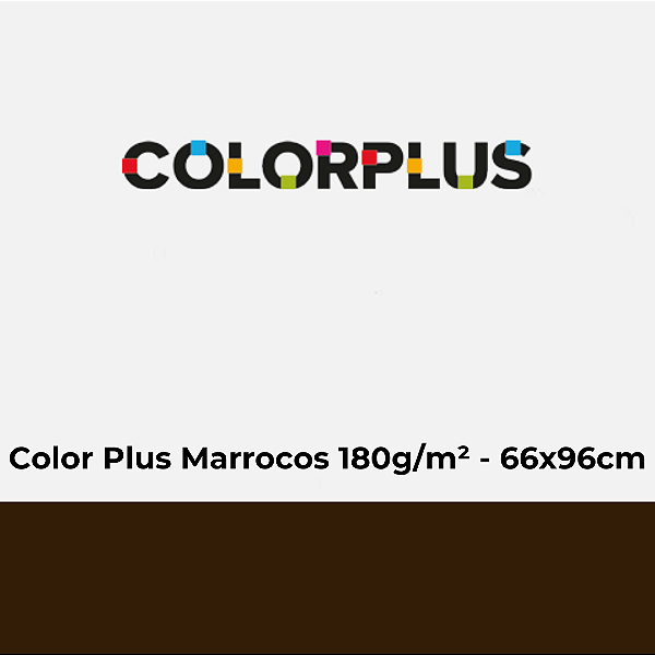 Papel Color Plus Marrocos 180g/m² 66x96cm - Pacote com 25 folhas