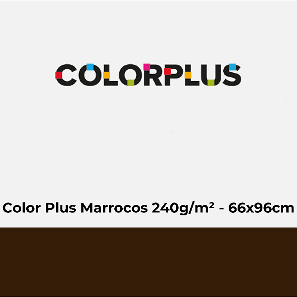 Papel Color Plus Marrocos 240g/m² 66x96cm - Pacote com 25 folhas