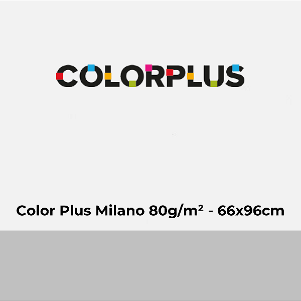 Papel Color Plus Milano 80g/m² 66x96cm - Pacote com 50 folhas