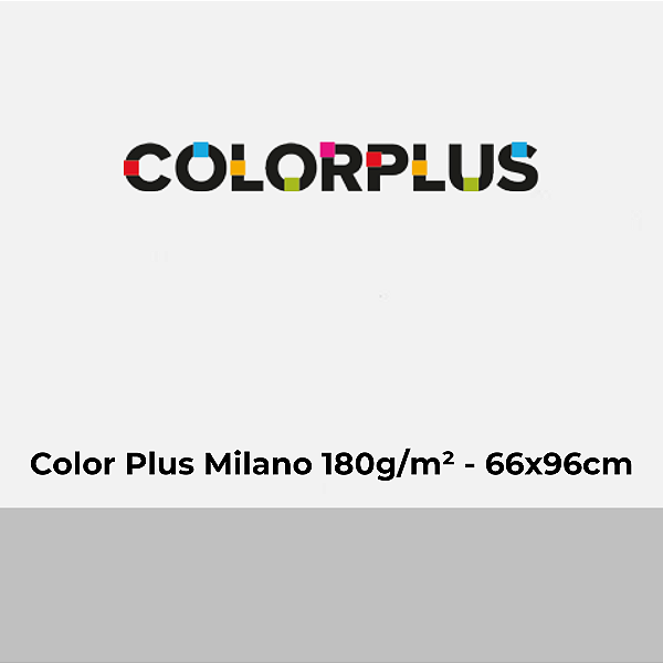 Papel Color Plus Milano 180g/m² 66x96cm - Pacote com 25 folhas
