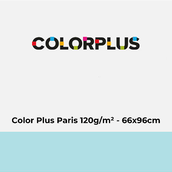 Papel Color Plus Paris 120g/m² 66x96cm - Pacote com 50 folhas