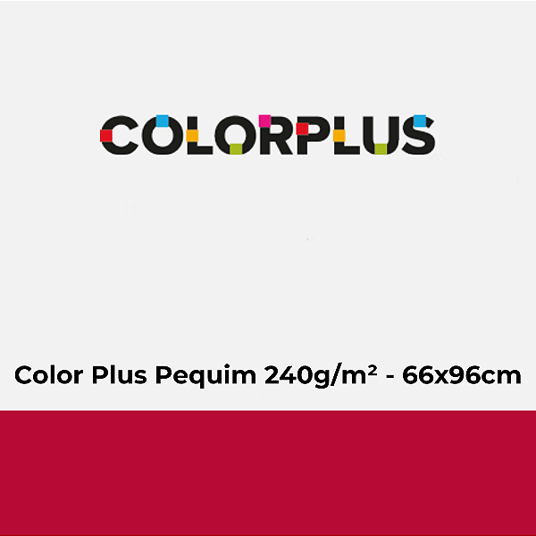 Papel Color Plus Pequim 240g/m² 66x96cm - Pacote com 25 folhas