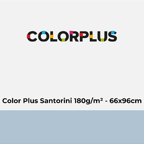 Papel Color Plus Santorini 180g/m² 66x96cm - Pacote com 25 folhas