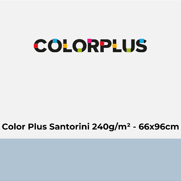 Papel Color Plus Santorini 240g/m² 66x96cm - Pacote com 25 folhas