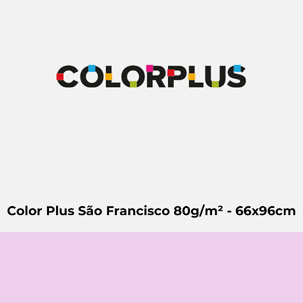 Papel Color Plus São Francisco 80g/m² 66x96cm - Pacote com 50 folhas