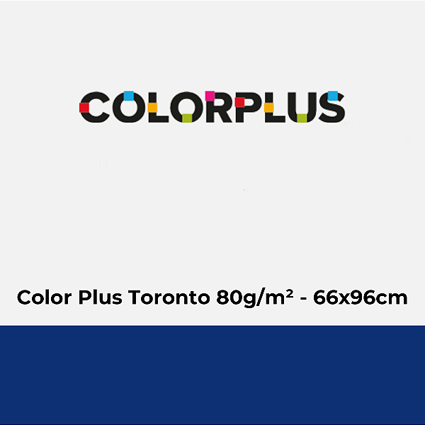 Papel Color Plus Toronto 80g/m² 66x96cm - Pacote com 50 folhas