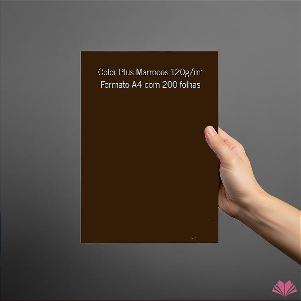 Papel Color Plus A4 Marrocos 120g/m² - Pacote com 200 folhas