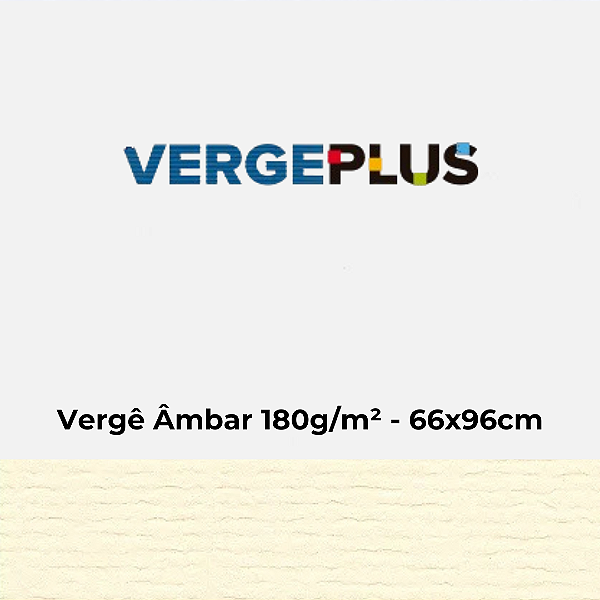 Papel Verge Âmbar 180g/m² 66x96cm - Pacote com 25 folhas
