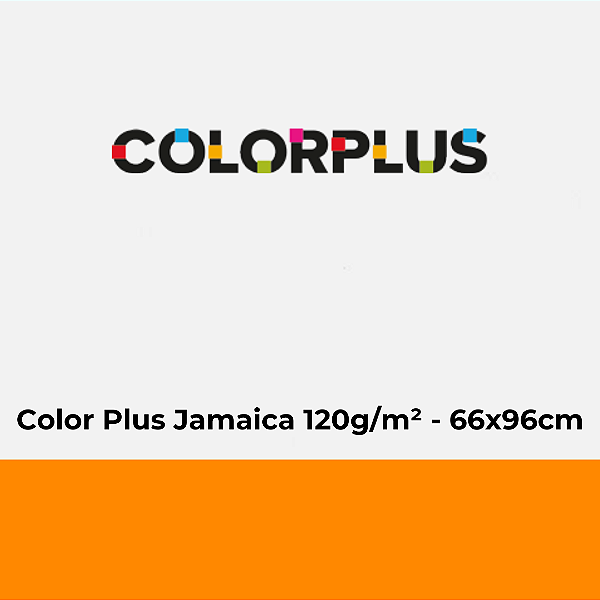 Papel Color Plus Jamaica 120g/m² 66x96cm - Pacote com 50 folhas