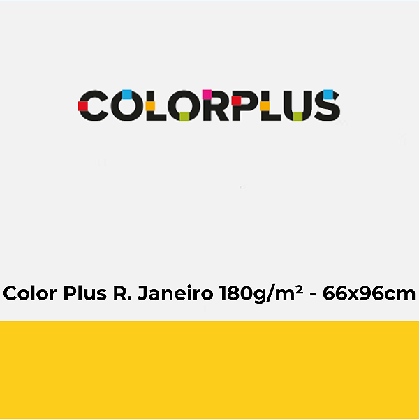 Papel Color Plus Rio de Janeiro 180g/m² 66x96cm - Pacote com 25 folhas