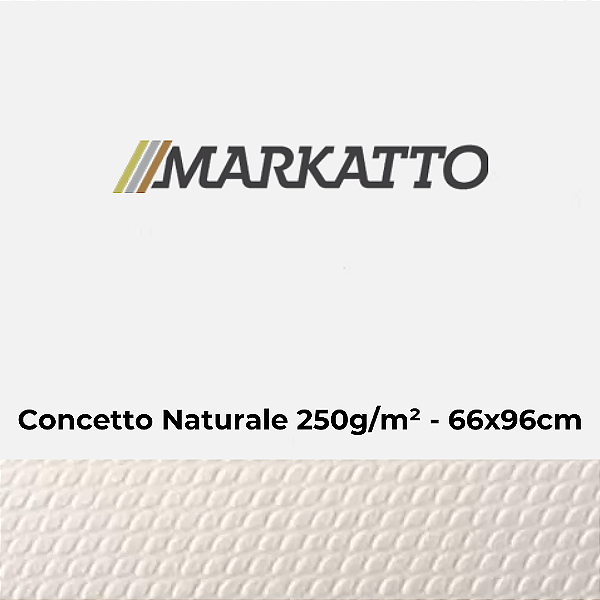 Papel Markatto Concetto Naturale 250g/m² 66x96cm - Pacote com 25 folhas