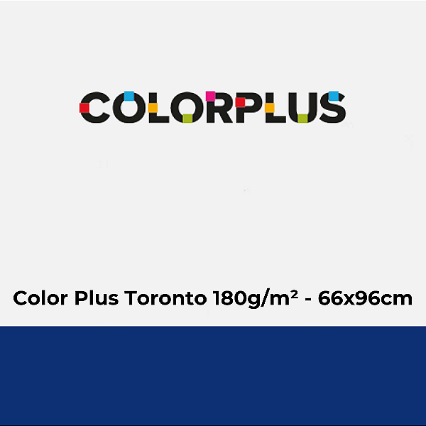 Papel Color Plus Toronto 180g/m² 66x96cm - Pacote com 25 folhas