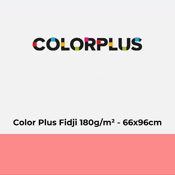 Papel Color Plus Fidji 180g/m² 66x96cm - Pacote com 25 folhas