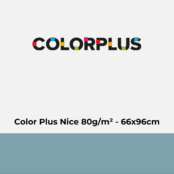 Papel Color Plus Nice 080g/m² 66x96cm - Pacote com 50 folhas