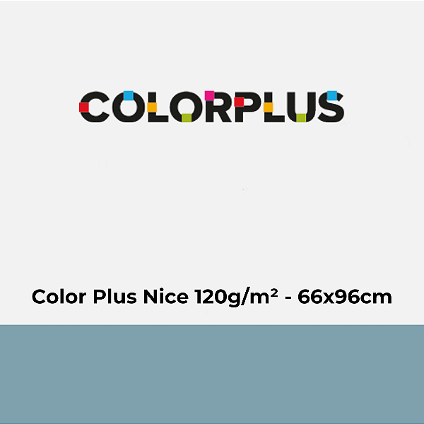 Papel Color Plus Nice 120g/m² 66x96cm - Pacote com 50 folhas