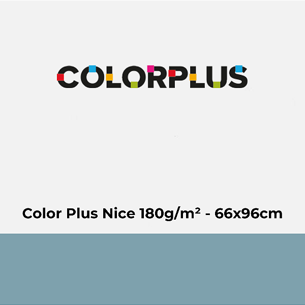 Papel Color Plus Nice 180g/m² 66x96cm - Pacote com 25 folhas