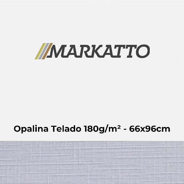 Papel Markatto Opalina Telado 180g/m² 66x96cm - Pacote com 25 folhas