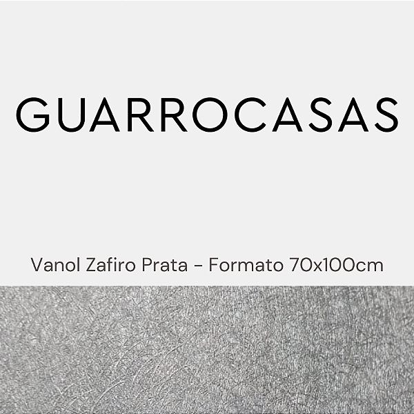 Revestimento Vanol Zafiro Prata Formato 70x100cm - Pacote com 10 folhas