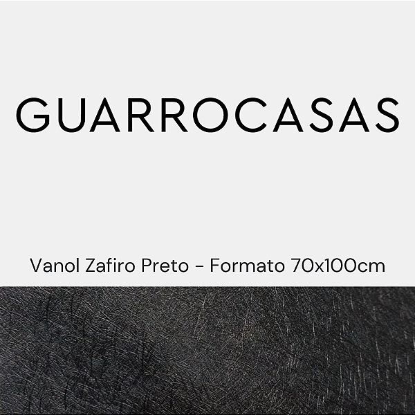 Revestimento Vanol Zafiro Preto Formato 70x100cm - Pacote com 10 folhas