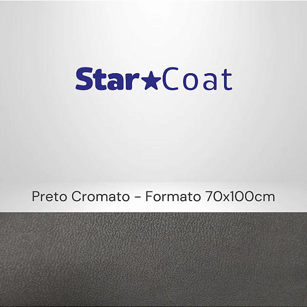 Revestimento StarCoat Preto Cromato Formato 70x100cm - Pacote com 10 folhas
