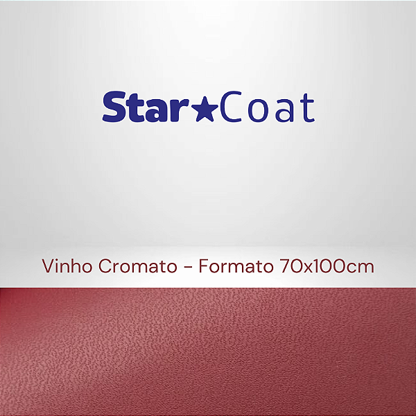 Revestimento StarCoat Vinho Cromato Formato 70x100cm - Pacote com 10 folhas