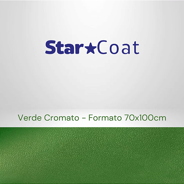 Revestimento StarCoat Verde Cromato Formato 70x100cm - Pacote com 10 folhas