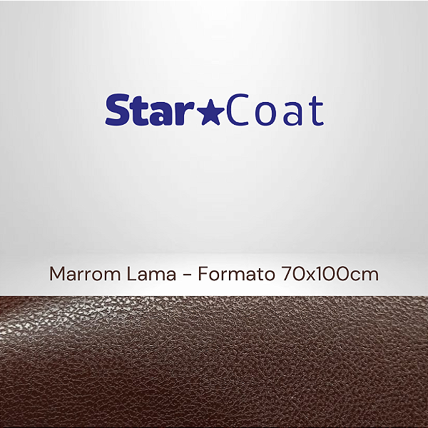 Revestimento StarCoat Marrom Lama Formato 70x100cm - Pacote com 10 folhas