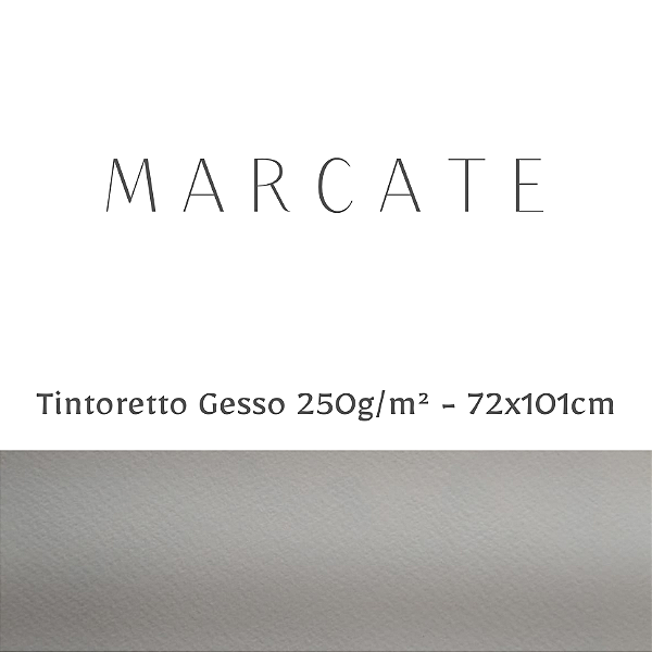 Papel Marcate Tintoretto Gesso 250g/m² Tamanho 72x101cm - Pacote com 25 folhas