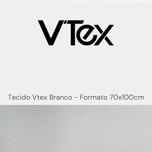 Tecido Vtex Branco Formato 70x100cm - Pacote com 10 folhas