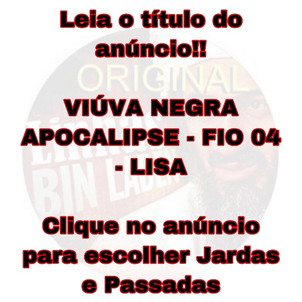 VIÚVA NEGRA APOCALIPSE - FIO 04 - LISA