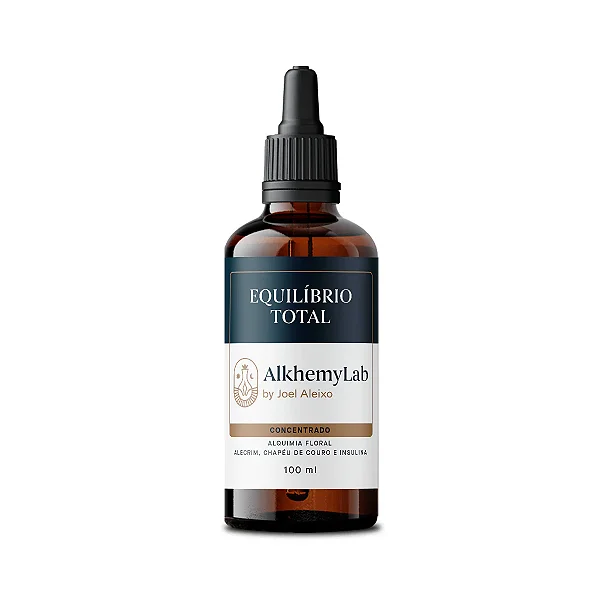 Floral Composto - Equilíbrio Total Gotas 100ml - Joel Aleixo Alkhemylab