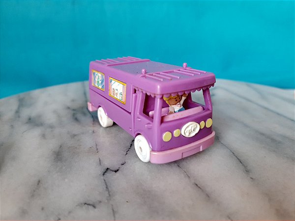 Polly pocket da Blue bird 1994 estábulo ambulante com cavalo e boneca