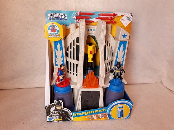 Imaginext, DC super friends, sala de justiça, novo, na caixa lacrada