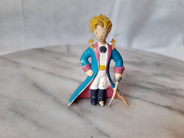 Miniatura de vinil estática do Pequeno Principe  - Plastiy 1997 - 6 cm