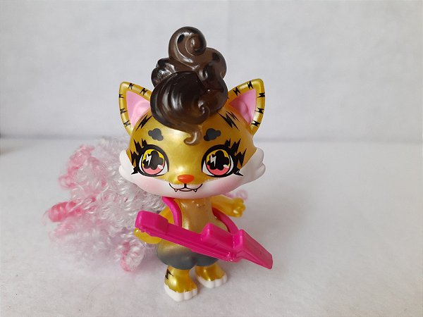 Bichinho Cloudee com guitarra rosa , Mattel, usado