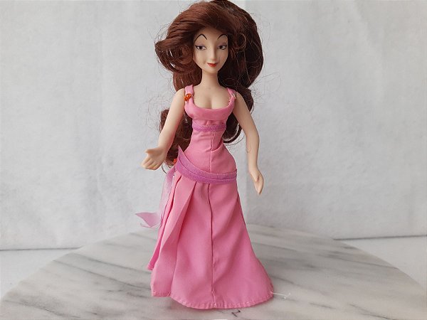 Boneca de porcelana Megara do Hércules , coleção princesas Disney de Agostini 17 cm