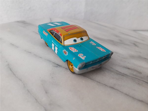 Miniatura de metal carros Disney supercharged Mario Andretti ,usado