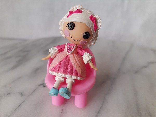 Mini Lalaloopsy Suzette la sweet , sem acessórios , 8,5 cm , usada