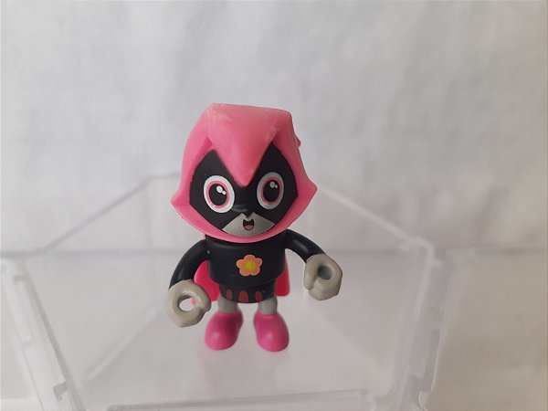 Mini figura Ravena teen Titans Go DC Comics  Mattel 5cm