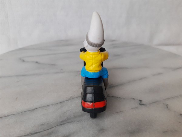 Brinquedo McDonald's vintage 1988 moon man Mr Mac Tonight onight na lambreta, usado