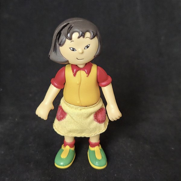 Boneca articulada vintage Sarah 7 cm desenho Caillou Cinar 2002
