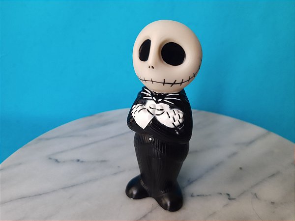 Boneco vinil estático Jack Skellington , Tim Burton 12 cm, usado