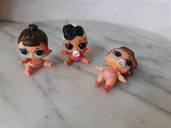 Bonecas LOL Lil fancy; lil.troublemaker e Lil Poshm